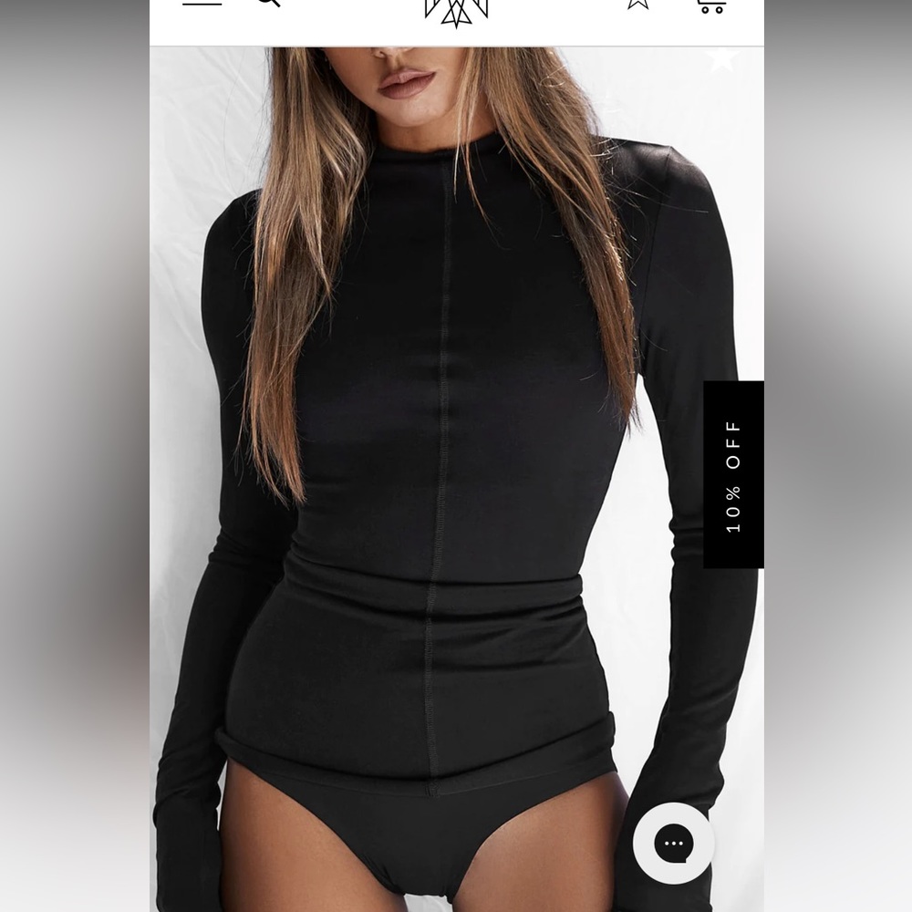 All Things Golden black long sleeve size small